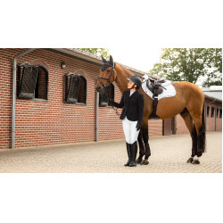 LeMieux Crystal Suede Close Contact Zadeldek Wit LeMieux Crystal Suede Close Contact Zadeldek Wit