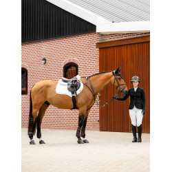 LeMieux Crystal Suede Close Contact Zadeldek Wit LeMieux Crystal Suede Close Contact Zadeldek Wit