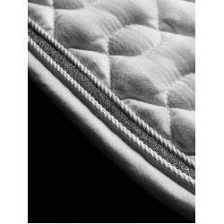 LeMieux Crystal Suede Close Contact Zadeldek Wit LeMieux Crystal Suede Close Contact Zadeldek Wit