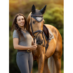 Bonnet anti-mouches LeMieux Earth Moss Marron