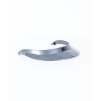 Visière pour casque d'équitation Naca Gris graphite brillant / noir