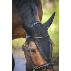 Bonnet pour chevaux long Pénélope strass