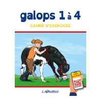 Cahier d'exercices galop 1 à 4 avec vidéos Lavauzelle