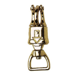 Mousqueton de panique laitonné Mousqueton de panique laitonné