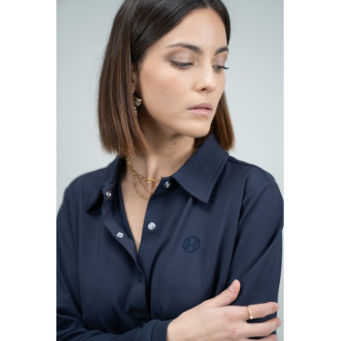 Chemise Harcour Sharly Marine Bleu marine