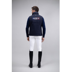 Mouwloos vest Frankrijk Harcour Atome Marine Marineblauw