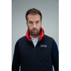 Mouwloos vest Frankrijk Harcour Atome Marine Marineblauw