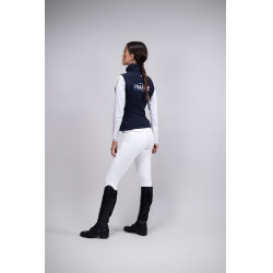 Gilet sans manches France Harcour Baccarat Marine Bleu marine