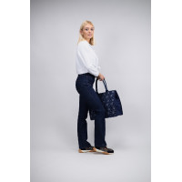 Jean Flare Harcour Juvo Jean brut Bleu marine