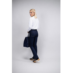 Jean Flare Harcour Juvo Jean brut Bleu marine