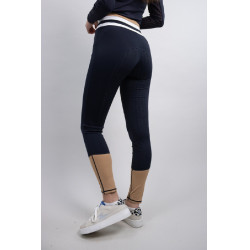 Legging Full grip Harcour Brookie Marine / camel Bleu