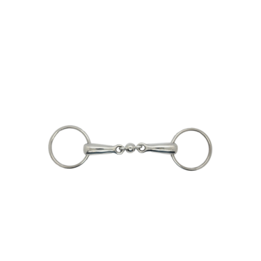 Mors simpel dubbel gebroken ring 20 mm Harcour Mors simpel dubbel gebroken ring 20 mm Harcour