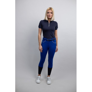 Broek Harcour Boogie Full grip Elektrisch blauw