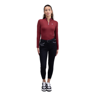 Pantalon polaire équitation Harcour Jaipur Noir