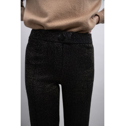 Tailleurbroek Harcour Poba Zwart goud Tailleurbroek Harcour Poba Zwart goud
