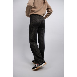 Pantalon Tailleur Harcour Poba Noir or Pantalon Tailleur Harcour Poba Noir or