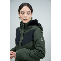 Parka longue Harcour Java Kaki