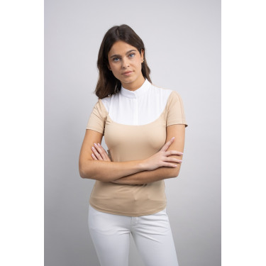 Polo de concours Harcour Prystie Sable Beige Polo de concours Harcour Prystie Sable Beige