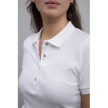 Polo Harcour Poly Blanc