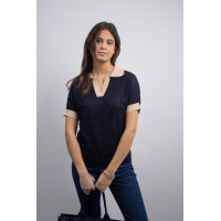 Polo Harcour Pomelo Marine Marineblauw Polo Harcour Pomelo Marine Marineblauw