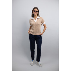 Polo Harcour Pomelo Sable Beige