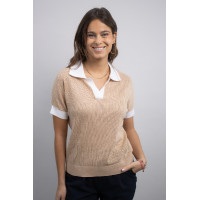 Polo Harcour Pomelo Blanc