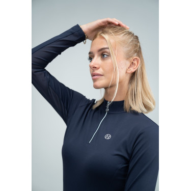 Polo Technique Harcour Pacific Marine Bleu marine