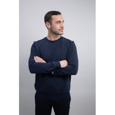 Harcour Paulo trui Marine Marineblauw