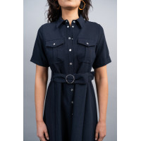 Jurk Harcour Disca Marine Marineblauw Jurk Harcour Disca Marine Marineblauw