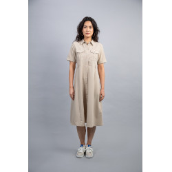 Robe Harcour Disca Sable Beige Robe Harcour Disca Sable Beige