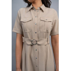 Robe Harcour Disca Sable Beige Robe Harcour Disca Sable Beige