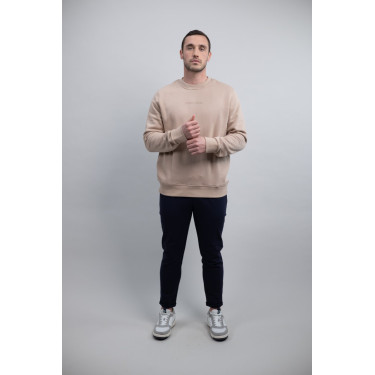 Sweater Harcour Shelton Zandkleurig Beige