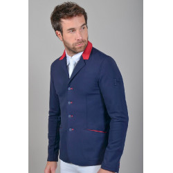Veste de concours Harcour Pegase Marine / rouge Veste de concours Harcour Pegase Marine / rouge