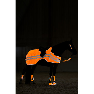 Reflecterende fluorescerende zadeldoek Horze Reflecterende fluorescerende zadeldoek Horze