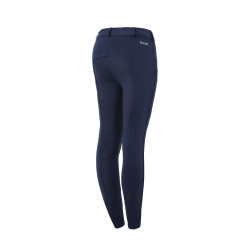 Kinderbroek Horze Active met siliconen zitvlak Donkerblauw