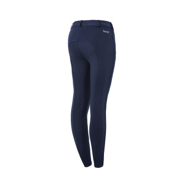 Kinderbroek Horze Active met siliconen zitvlak Donkerblauw