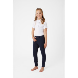Pantalon Horze Active à fond silicone enfant Bleu foncé Pantalon Horze Active à fond silicone enfant Bleu foncé