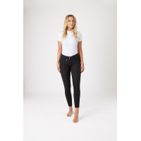 Culotte Horze Grand Prix à fond peau femme Noir Culotte Horze Grand Prix à fond peau femme Noir