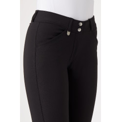 Culotte Horze Grand Prix à fond peau femme Noir Culotte Horze Grand Prix à fond peau femme Noir