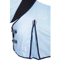 Vliegendeken Freja Horze met halsstuk Lichtblauw Vliegendeken Freja Horze met halsstuk Lichtblauw