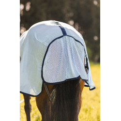 Vliegendeken Freja Horze met halsstuk Lichtblauw Vliegendeken Freja Horze met halsstuk Lichtblauw