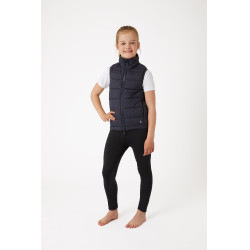 Gilet matelassé léger Horze Amber enfant Bleu marine