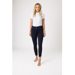 Pantalon anti-dérapant silicone Horze Daniela femme Bleu marine Pantalon anti-dérapant silicone Horze Daniela femme Bleu marine