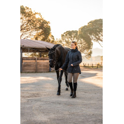 Veste technique protectrice Horze Jadine femme Marine foncé Bleu