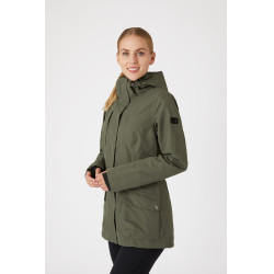 Veste technique protectrice Horze Jadine femme Vert kaki beetle Veste technique protectrice Horze Jadine femme Vert kaki beetle