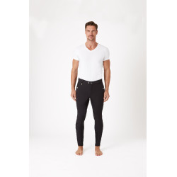 Pantalon fond intégral silicone Horze Grand Prix homme Noir Pantalon fond intégral silicone Horze Grand Prix homme Noir
