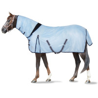 Chemise anti-mouches Freja Horze avec couvre-cou Bleu clair Chemise anti-mouches Freja Horze avec couvre-cou Bleu clair