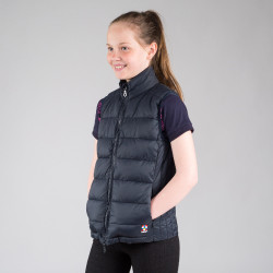 Doudoune sans manches légères Horze Amber enfant Bleu marine