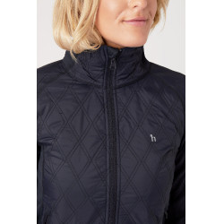 Veste matelassée légère Horze Zoe femme Bleu marine Veste matelassée légère Horze Zoe femme Bleu marine