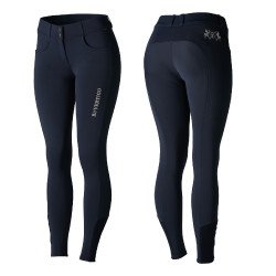 Pantalon d'équitation basanes silicone Meghan femme B Vertigo Bleu marine foncé Pantalon d'équitation basanes silicone Meghan femme B Vertigo Bleu marine foncé